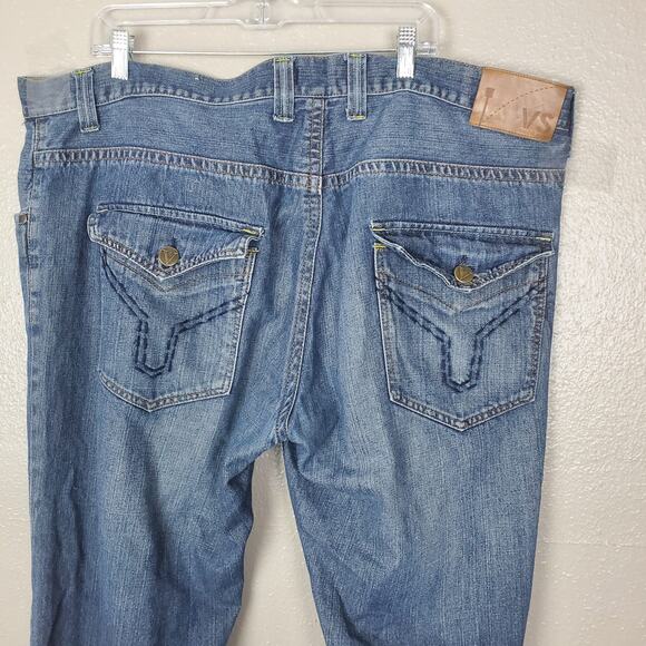 Vigoss USA Straight Leg Plus Size Women's Blue Jeans 44/33 - Picture 6 of 9